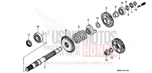 ARBRE DE SORTIE GL1500SER de 1994
